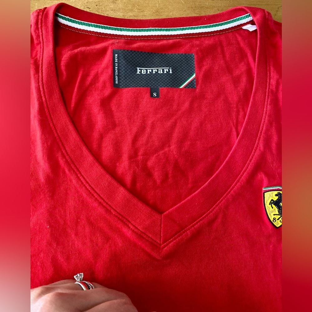 Red Ferrari shirt size Small